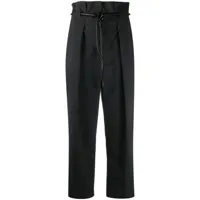 3.1 phillip lim pantalon origami plissé - noir