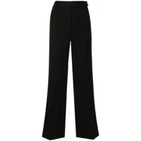3.1 phillip lim pantalon ample à bandes contrastantes - noir
