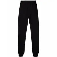 helmut lang pantalon de jogging à design matelassé - noir