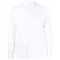xacus chemise en coton à manches longues - blanc