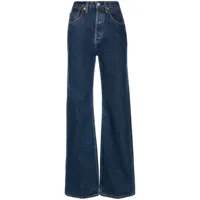 re/done jean ample à taille haute - bleu