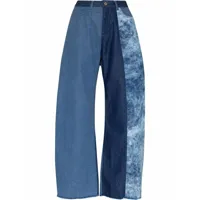 marques'almeida jean à design à empiècements - bleu