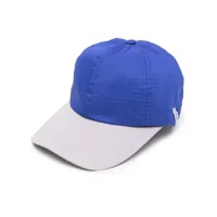 mackintosh casquette tipping à patch logo - bleu