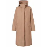 burberry manteau à capuche détachable - tons neutres