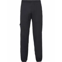 prada pantalon de jogging fuselé en laine - noir