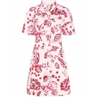 etro robe-chemise imprimée à fleurs - rose