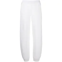 bally pantalon à taille élastiquée - blanc