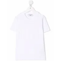 neil barrett kids t-shirt en coton à logo imprimé - blanc