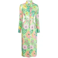 alice mccall robe-chemise all that paillettes - vert
