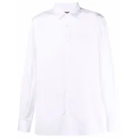balmain chemise à boutonnière - blanc