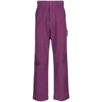 palm angels jean à poches plaquées - violet