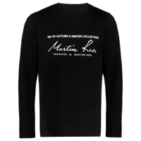 martine rose t-shirt à logo imprimé - noir