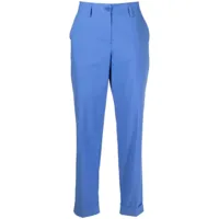p.a.r.o.s.h. pantalon chino à coupe slim - bleu