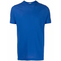 zanone t-shirt à manches courtes - bleu