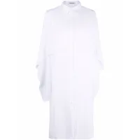henrik vibskov robe-chemise slip - blanc