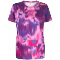 marant étoile t-shirt à motif tie-dye - violet