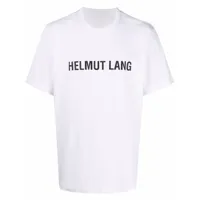 helmut lang t-shirt à logo imprimé - blanc