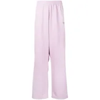 martine rose pantalon de jogging ample à bandes latérales - violet