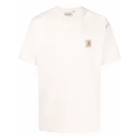 carhartt wip t-shirt à patch logo - tons neutres