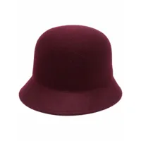 nina ricci chapeau à bord incurvé - rouge
