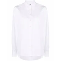 toteme chemise à boutonnière dissimulée signature - blanc