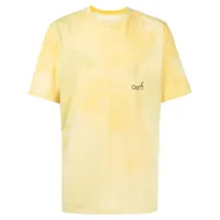 oamc t-shirt à logo imprimé - jaune