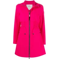 woolrich manteau court à fermeture zippée - rose