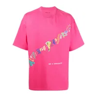 martine rose t-shirt à slogan imprimé