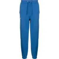 helmut lang pantalon de jogging à lien de resserrage - bleu