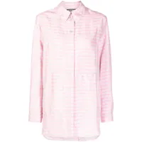 jacquemus chemise à carreaux - rose