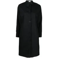 brunello cucinelli robe-chemise à détail de chaine boule monili signature - noir