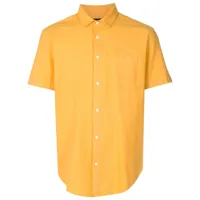 osklen chemise boutonnée à manches courtes - jaune
