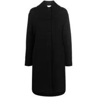 jil sander manteau à simple boutonnage - noir
