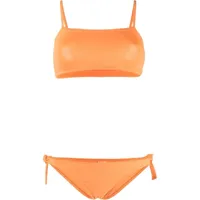 eres bikini à fermeture nouée - orange