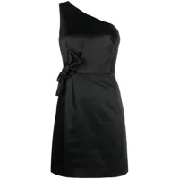 p.a.r.o.s.h. robe courte à détail de nœud - noir