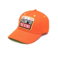 philipp plein casquette à patch logo - orange