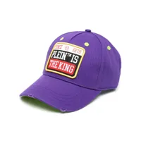 philipp plein casquette à patch logo - violet