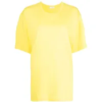 ih nom uh nit t-shirt à logo imprimé - jaune