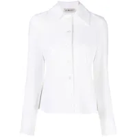 tory burch chemise boutonnée à manches longues - blanc