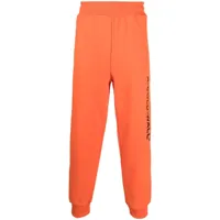 a-cold-wall* pantalon de jogging à logo imprimé - orange