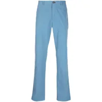 ps paul smith pantalon de costume slim en coton biologique - bleu