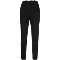 polo ralph lauren pantalon de tailleur slim à coupe quatre poches - noir