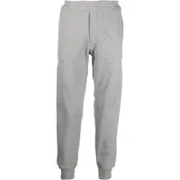 alexander mcqueen pantalon de jogging à bandes logo - gris