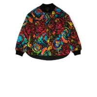 versace kids veste bomber calidescope - multicolore