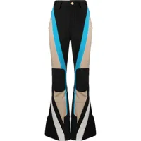 p.e nation pantalon de ski st moritz à design colour block - noir