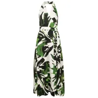 lenny niemeyer robe à imprimé palmier - vert