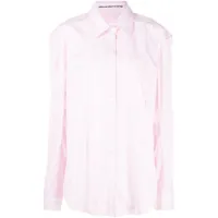 alexander wang chemise oversize à rayures - rose