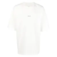 oamc t-shirt à logo imprimé - blanc