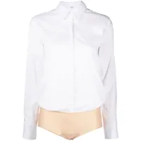 wolford body london à design chemise - blanc