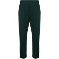 p.a.r.o.s.h. pantalon court à taille élastiquée - vert